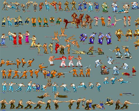 2d fighting game assets.